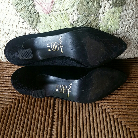 Nina crushed velvet heels, size 7.5 - Picture 5 of 8